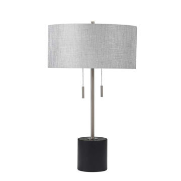 Picture of Stick 24" Metal Table Lamp - Silver