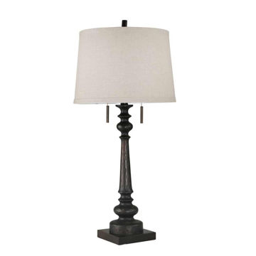 Picture of Antique Stick 31" Polyresin Table Lamp with USB -
