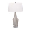 Picture of Multifaceted 28" Resin Table Lamp - Gray