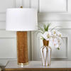Picture of Spiked 31" Resin Table Lamp - Gold