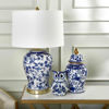 Picture of Jar 28" Ceramic Lamp - Blue and White