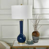 Picture of Skinny Ceramic 32" Table Lamp - Navy Blue