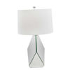 Picture of Multifaceted 30" Mirror Glass Table Lamp - Silver