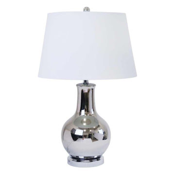 Picture of Ceramic 28" Table Lamp - Silver