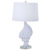 Picture of Seashell 28" Polyresin Table Lamp - White