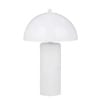 Picture of Dome 22" Metal Table Lamp - White