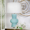 Picture of Single Gourd 28" Ceramic Table Lamp - Light Blue