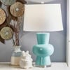 Picture of Single Gourd 28" Ceramic Table Lamp - Light Blue