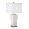 Picture of Honeycomb 29" Textured Glass Table Lamp - White