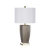 Picture of Honeycomb 29" Textured Glass Table Lamp - Sage Gre