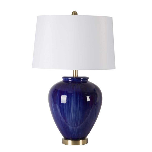 Picture of Jug 28" Ceramic Table Lamp - Blue
