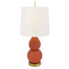 Picture of Double Gourd 29" Ceramic Table Lamp with USB - Ora