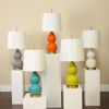 Picture of Double Gourd 29" Ceramic Table Lamp with USB - Ora