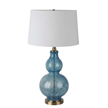Picture of Art Glass 30" Table Lamp - Blue