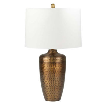 Picture of Hammered Finish 28" Metal Table Lamp - Bronze
