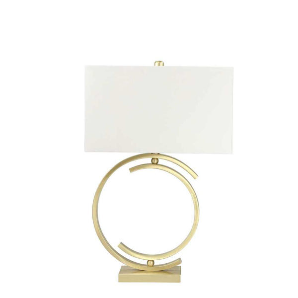 Picture of CC 29" Metal Table Lamp - Brushed Gold