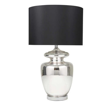 Picture of Urn 31" Glass Table Lamp - Silver