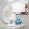 Picture of Genie Bottle 28" Glass Table Lamp - Light Blue