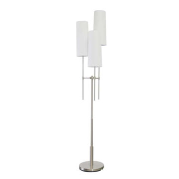 Picture of Metal 68" Floor Lamp with 3 Lights - Silver