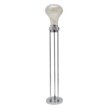 Picture of Glass 55" Light Bulb Floor Lamp - Silver