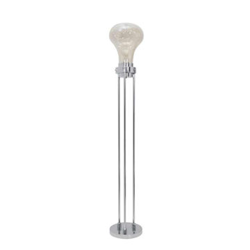 Picture of Glass 59.75" Light Bulb Floor Lamp - Silver