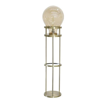 Picture of Metal and Glass 61" Bulb Floor Lamp - Smoke and Go