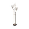 Picture of Metal and Marble 53" 3-Light Floor Lamp - Silver