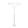 Picture of Metal and Marble 81" 5-Light Floor Lamp Tree - Sil