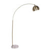 Picture of Metal and Marble 77" Dome Shade Floor Lamp - Gold
