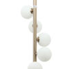 Picture of Twilight 6-Light 62" Floor Lamp with Bulbs - Gold and Black