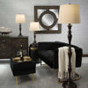 Picture of Polyresin Table and Floor Lamps - Set of 3 - Brown