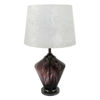 Picture of Glass 28" Art Lamp - Purple