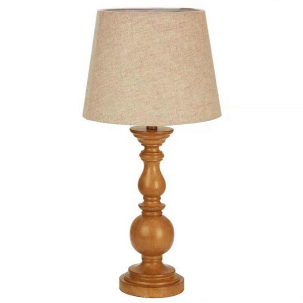Picture of Polyresin 27" Table Lamp - Brown