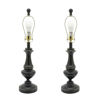 Picture of Metal 26" Pillar Table Lamps - Set of 2 - Brown