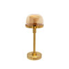 Picture of Glass 25" Dome Table Lamp - Gold