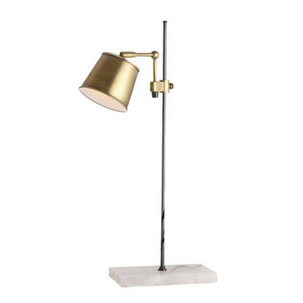 Picture of Metal 29" Table Lamp with Marble Base - Gold
