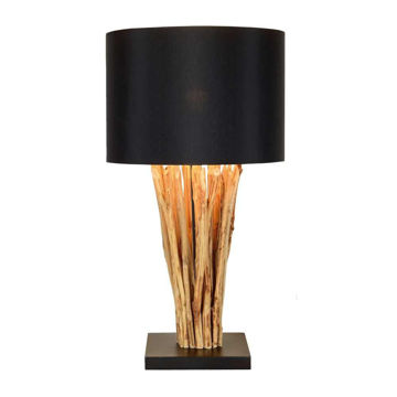 Picture of Wood 25" Branch Table Lamp - Brown
