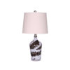 Picture of Glass 28" Table Lamp - Multi Black