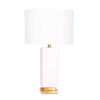 Picture of Ceramic 27" Table Lamp - White and Gold