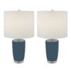Picture of Ceramic 25" Table Lamps - Set of 2 - Blue