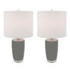 Picture of Ceramic 25" Table Lamps - Set of 2 - Gray