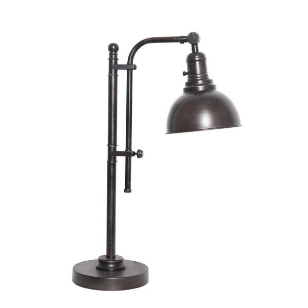 Picture of Metal 24.5" Dome Shade Table Lamp - Black