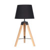 Picture of Wood 25" Tripod Table Lamp - Brown