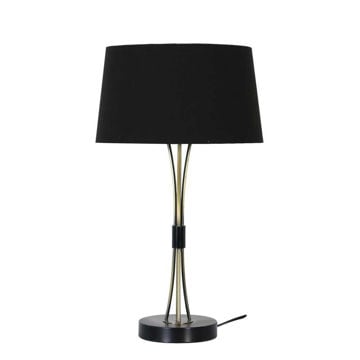 Picture of Metal 26" Table Lamp - Gold and Black