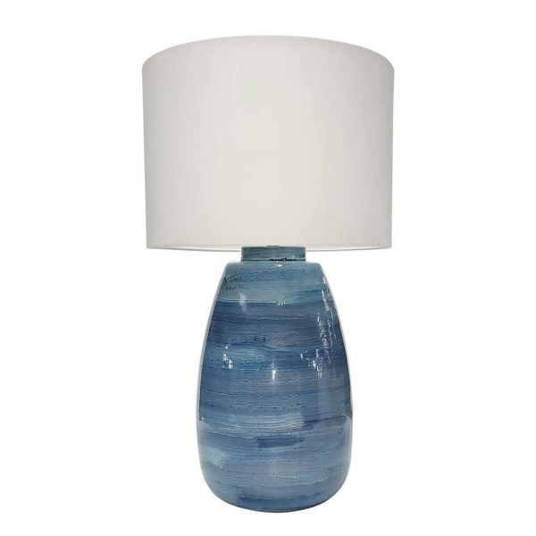 Picture of Metal 27" Table Lamp - Blue