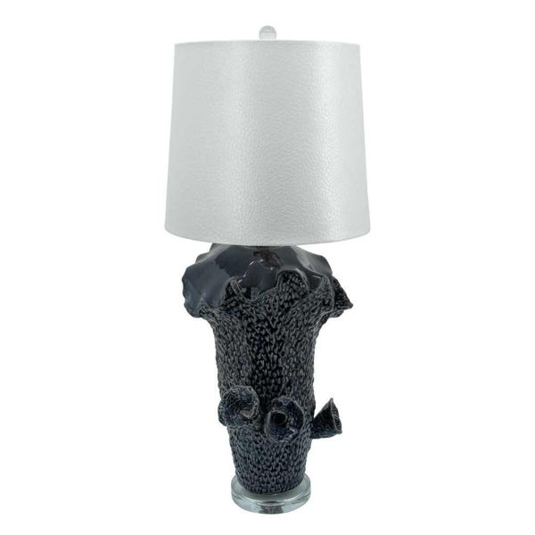 Picture of Ceramic 36" Abstract Table Lamp - Blue