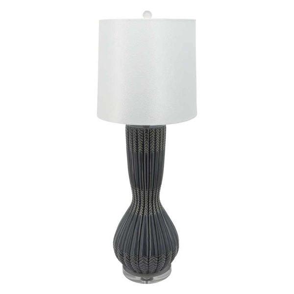 Picture of Ceramic 36.5" Urn Table Lamp - 2-Tone Blue