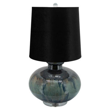 Picture of Ceramic 29" Oval Table Lamp - Multicolor