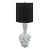 Picture of Ceramic 36.75" Ruffle Table Lamp - White