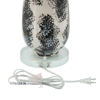 Picture of Ceramic 31" Sponged Table Lamp - Black and White